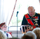 King Harald delivers his speech to the Princess. Photo: Terje Bendiksby / NTB scanpix